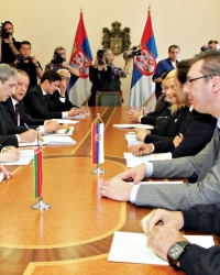 Aleksandar Vučić ugostio  kolegu Pjotra Prokopoviča