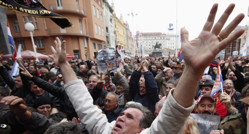 Zagreb slavlje Gotovina Markač