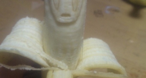 Banana kao sklulptura | Foto: 