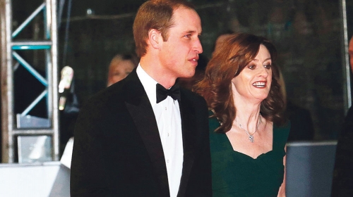 Princ i  Amanda  Beri,  direktorka  Bafta