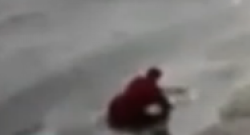 Čovek nestao u ledu