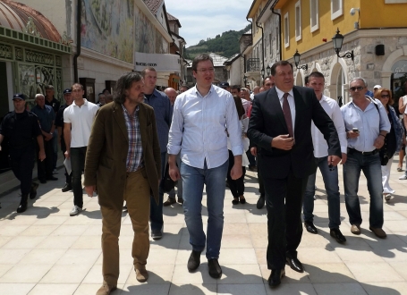 Aleksandar Vučić u Andrić gradu
