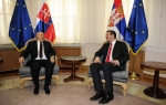 Predsednik Vlade Srbije Aleksandar Vucčć  primio u oproštajnu posetu ambasadora Slovačke Jana Varsoa