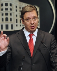 Premijer Aleksandar Vučić danas se obratio novinarima u prisustvu predsednika RS Milorada Dodika
