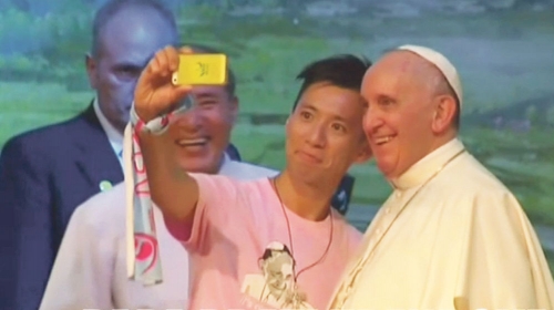 Papa prilikom posete Južnoj Koreji