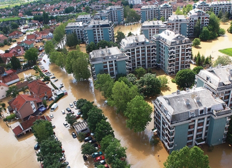 Poplavljen Obrenovac