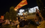 Građani proveli noć ispred zgrade vlade Makedonije