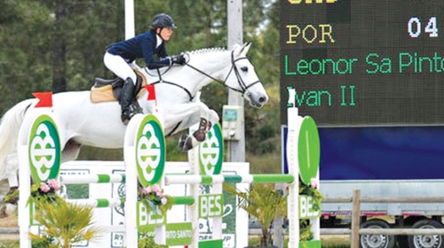 Ćerka Leonor  je šampionka u  konjičkom sportu