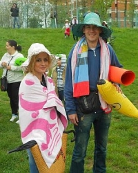 Kostolačani se kupali na fudbalskom igralištu