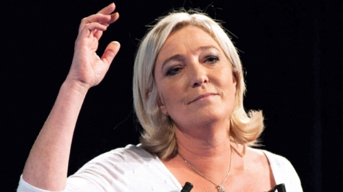 Vođa Nacionalnog  fronta, treće po  snazi partije u  Francuskoj:  Marin Le Pen