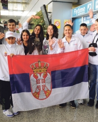 Vanja Udovičić  ispratio tim iz Srbije