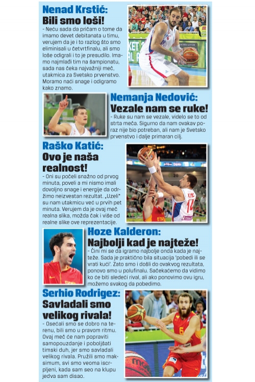 Srbija - Španija evrobasket