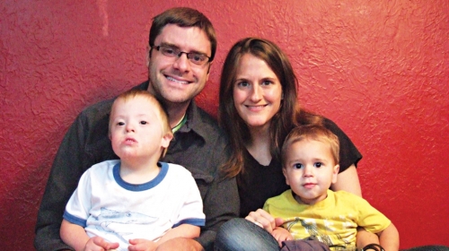 Srećna porodica: Malakaj, Nejtan, Megan i Zadok