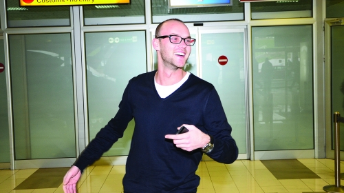 Danijel Alibabić na aerodromu