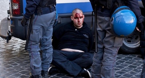 Divljanje huligana po Rimu i reakcija policije / Foto: Profimedia | Foto: 