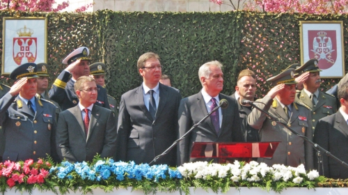 Proslava počela dočekom predsednika