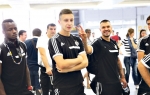 Igrači Partizana bili su raspoloženi pred put u Gruziju