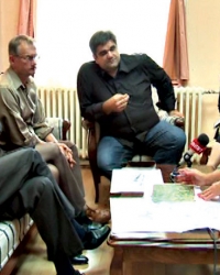 Saša Mirković sa delegacijom