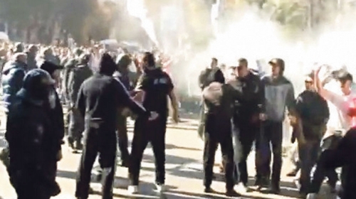 Žestoki okršaji policije  i navijača u Bugarskoj