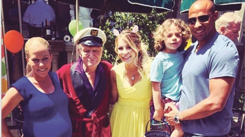 Kendra je sa porodicom  obišla Hju Hefnera i njegovu  dragu Kristal Haris
