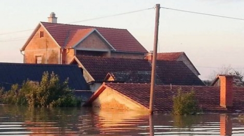 Poplaveljeno selo Jamena
