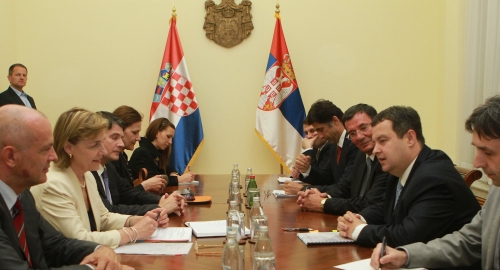 Dačić na sastanku sa ministarkom Pusić