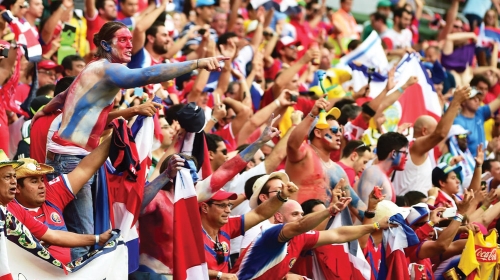 Niko ne radi, slave  i žive za fudbal:  Navijači Kostarike