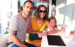 Dragan Mrđa sa porodicom