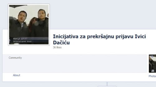 FB Grupa: Inicijativa za prekršajnu prijavu Ivici Dačiću