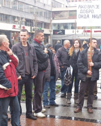 Sugrađani  se pridružili  protestu  Aleksandra  Jankovića