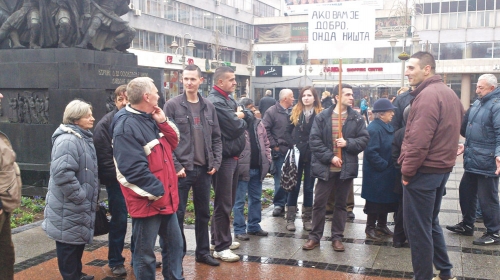 Sugrađani  se pridružili  protestu  Aleksandra  Jankovića