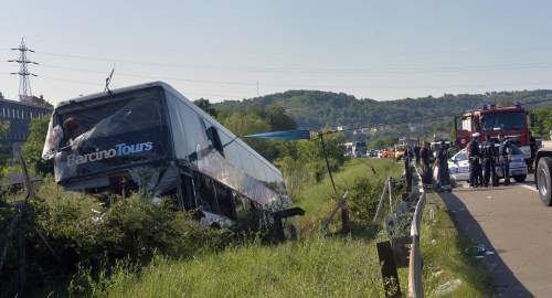 Nesreća, Vrčin, autobus / Foto: Tanjug - Nemanja Jovanović 22. 06. 2015. | Foto: 