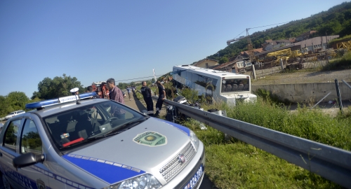 Nesreća, Vrčin, autobus / Foto: Tanjug - Nemanja Jovanović 22. 06. 2015. | Foto: 