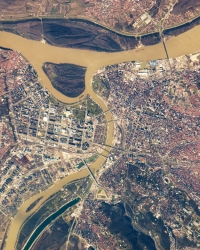 Beograd iz svemira | Foto: NASA