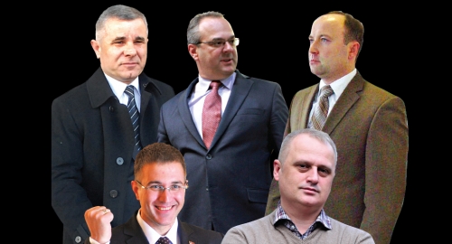 Goran Vesić, Milenko Dželetović, Nebojša Stefanović, Željko Sertić, Milosav Miličković,