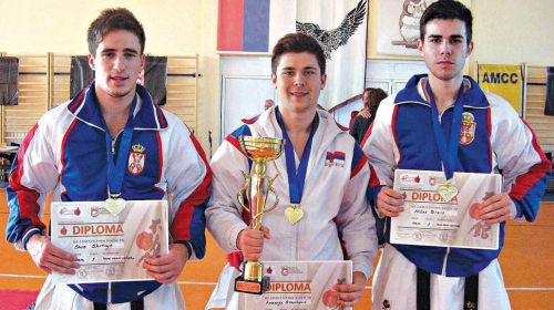 Miloš Bižić (18),  Andrija Stanković  (18) i Savo  Skitnja (21)