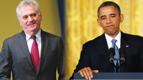 Puca im prsluk:  Nikolić i Obama