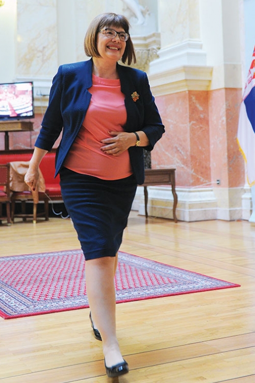 Novoizabrana predsednica Skupštine Srbije posebno se sredila za ovu priliku
