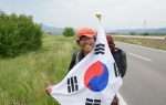 Korejac pešači kroz Srbiju