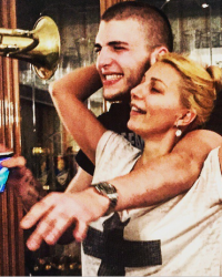 Veljko Ražnatović i Lidija Ocokoljić