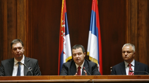 Ivica Dačić, Aleksandar Vučić, Mlađan Dinkić