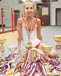 Nastasija već  ima osam  pehara i više  od 60 medalja