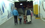 Gegić sa porodicom na aerodromu Nikola Tesla