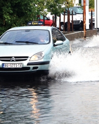 Poplava u Dunavskoj ulici u Beogradu