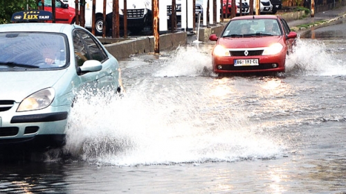 Poplava u Dunavskoj ulici u Beogradu