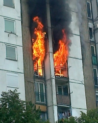 Požar na Novom Beogradu