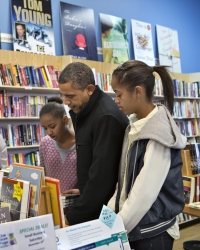 Barak Obama u knjižari