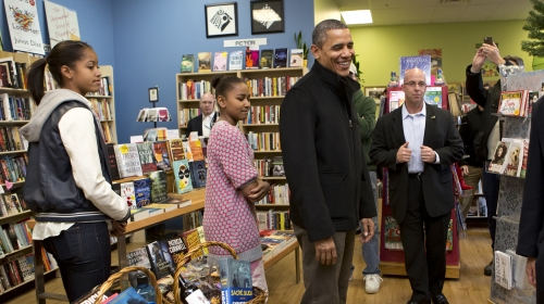 Barak Obama u knjižari