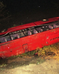 Prevrtanje autobusa "Niš Ekspresa" kod Mionice