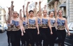 Protest ukrajinske grupe Femen protiv ekstremizma u Evropi
